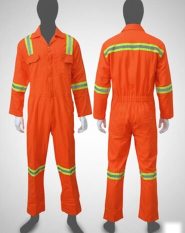 RS0PC011 – Poly Cotton Reflective Coverall for Oil, Gas & Industrial Workwear